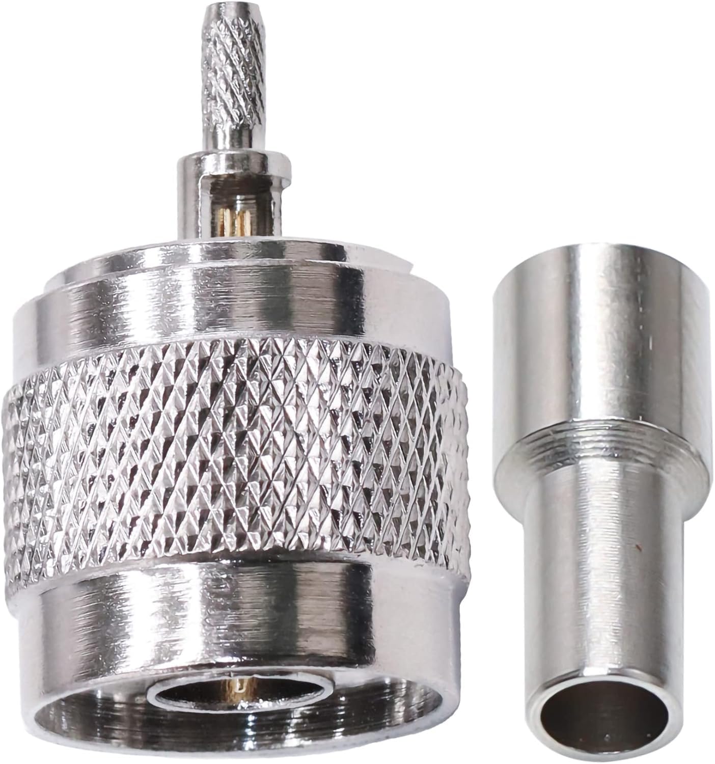 N Type Male Crimp Plug RG316/RG178 -Pack -2