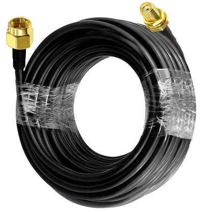 SMA Extension Cable RG58 32.8ft(10M) Male to SMA Female Coaxial Cable -Pack -1